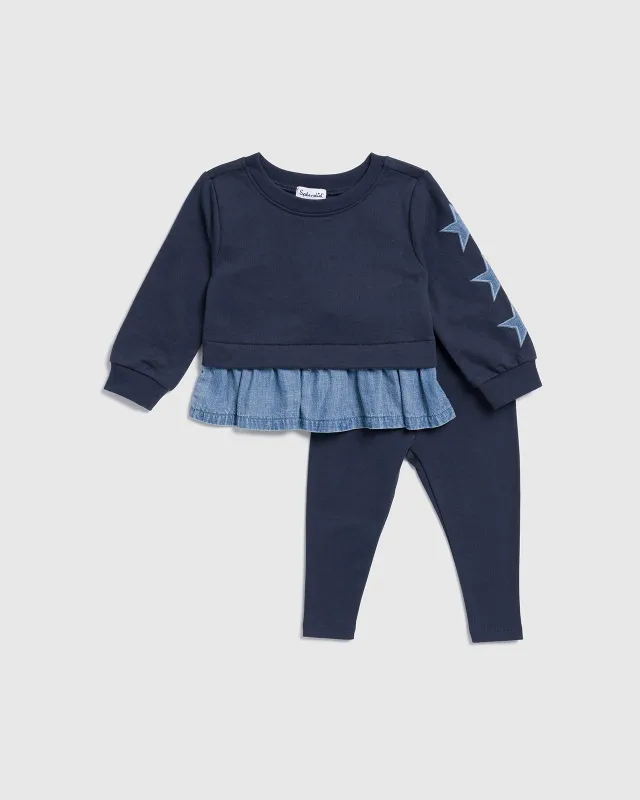 Infant Girl Shining Star Long Sleeve Set sold by Splendid