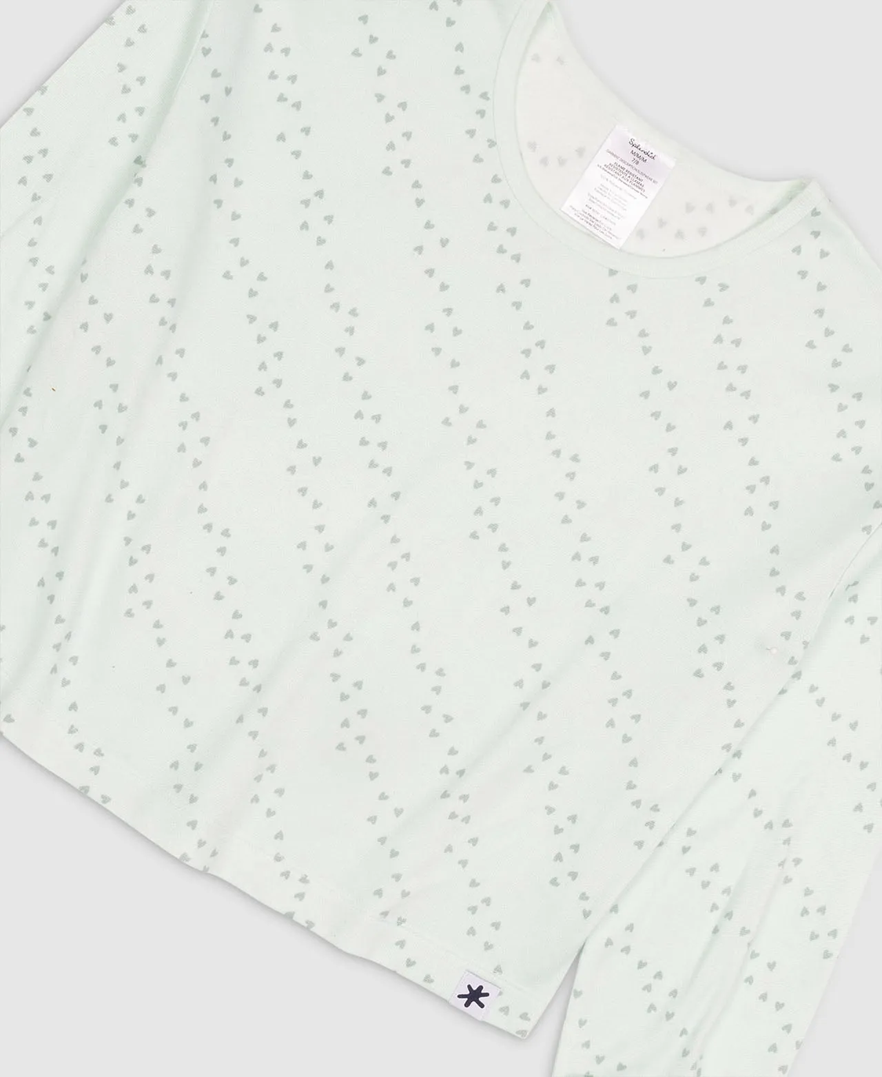 Girls Surf Hearts 3-Piece Brushed Jersey PJ Set sold by Splendid product image thumbnail 2