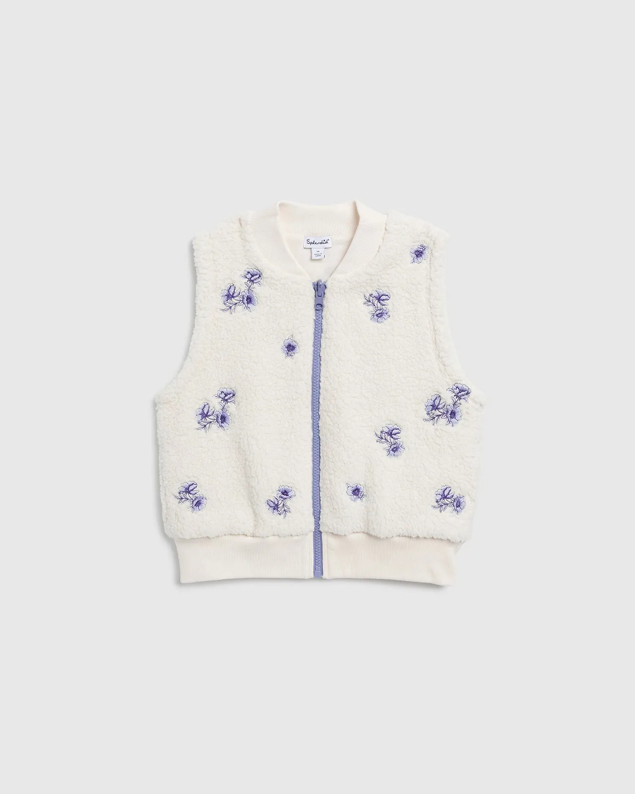 Girls Floral Fleece Vest sold by Splendid