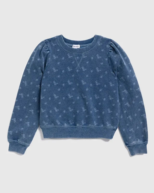 Girls Bloom Kissed Sweatshirt made by Splendid