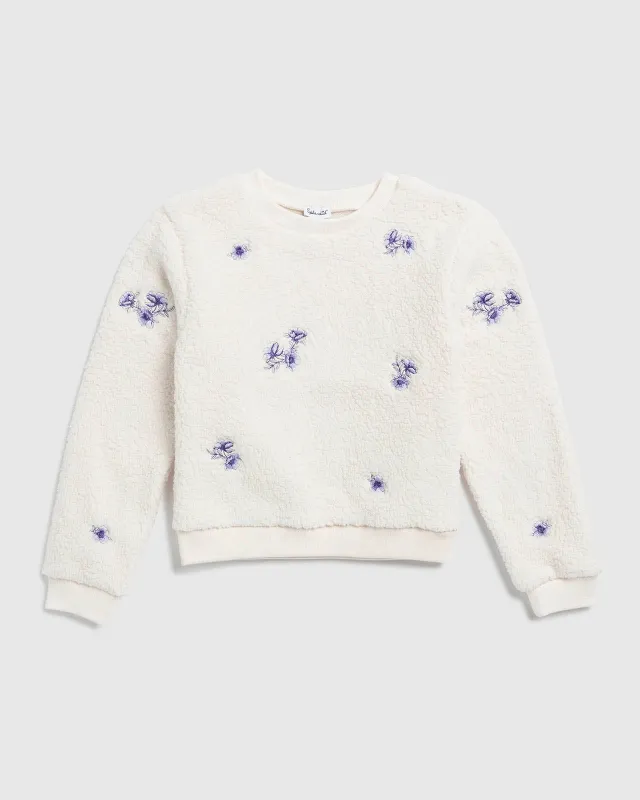 Girls Floral Fleece Sweatshirt sold by Splendid