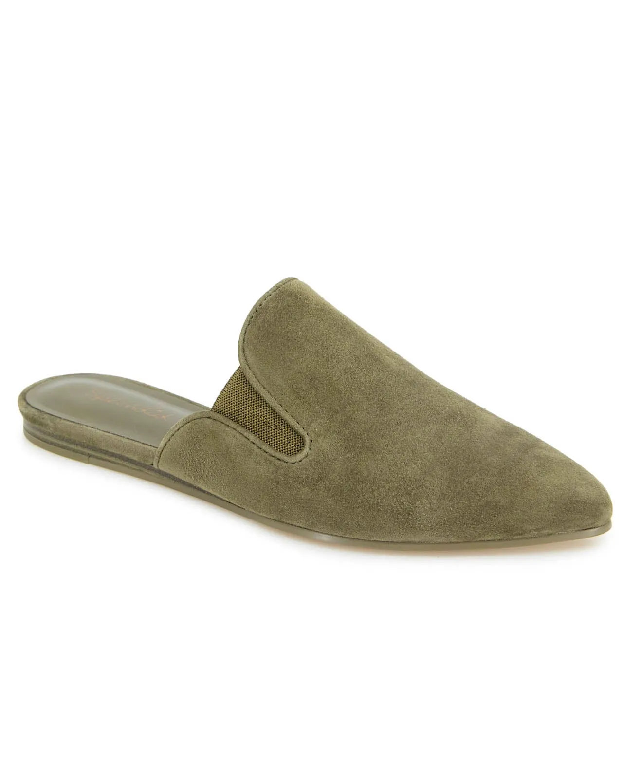 Liza Mule in Olive sold by Splendid