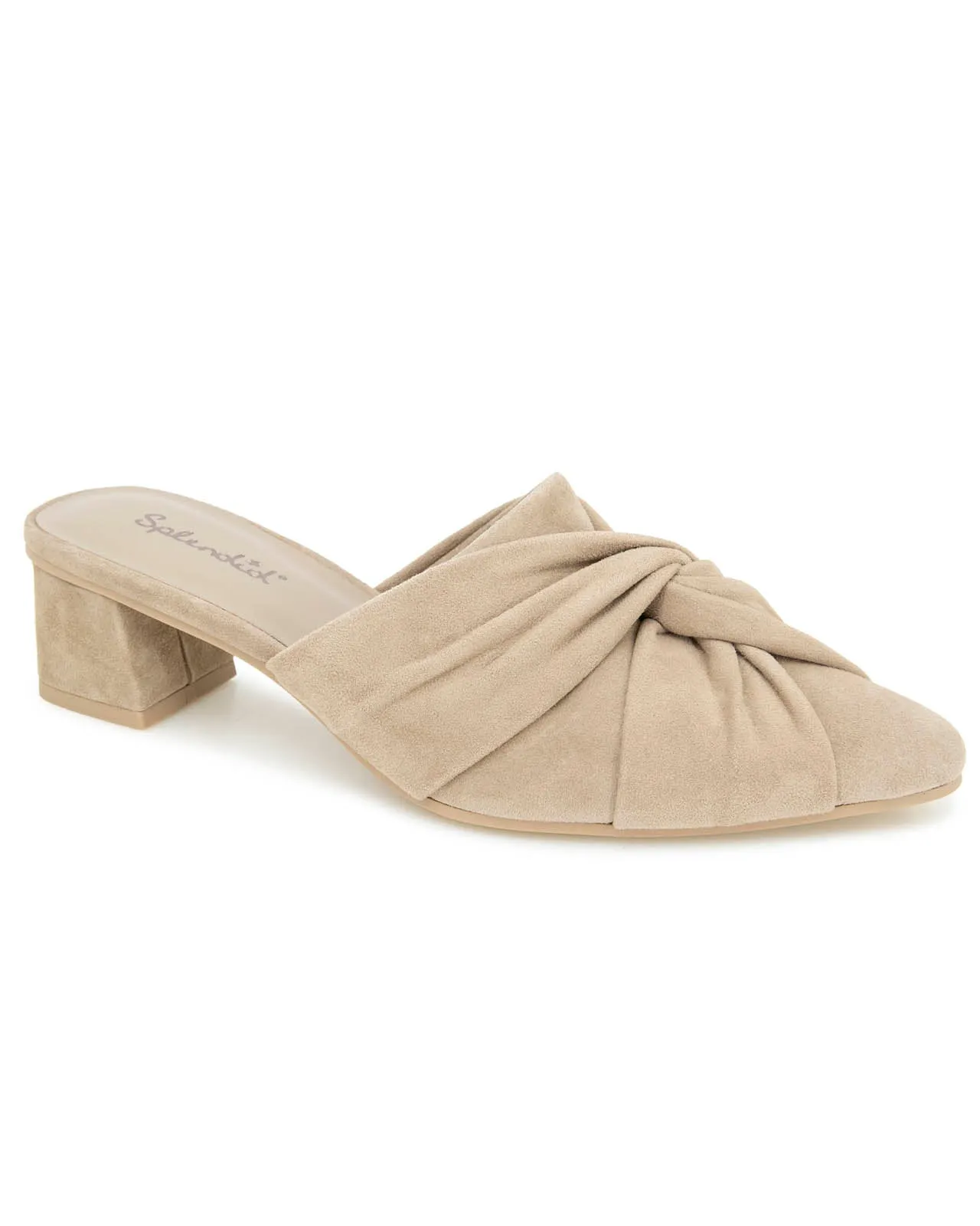 Lanis Suede Mule in Moonstone sold by Splendid