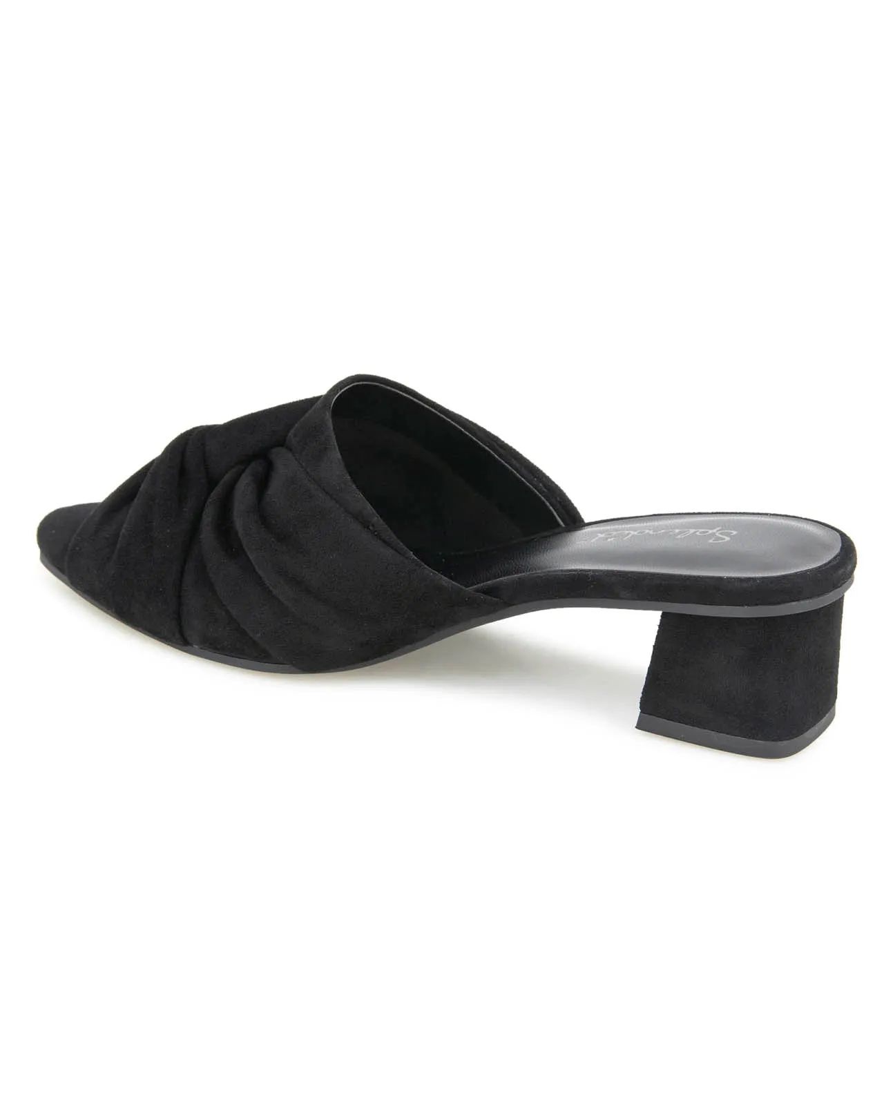 Lanis Suede Mule in Black sold by Splendid product image thumbnail 4