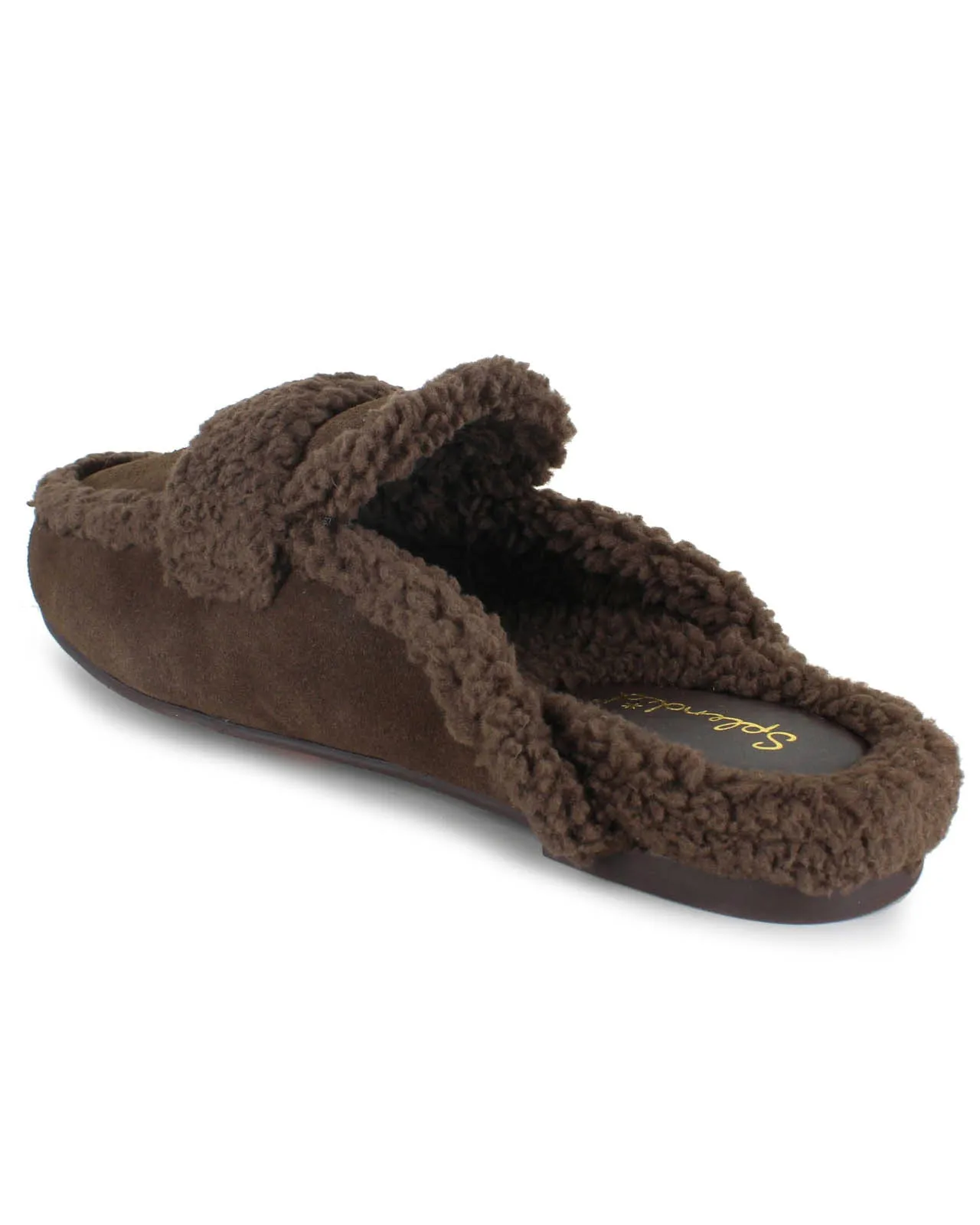 Sandra Sherpa Trim Slipper in Spice sold by Splendid product image thumbnail 4