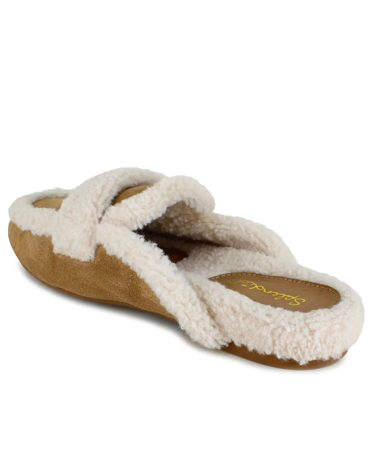 Sandra Sherpa Trim Slipper in Caramel sold by Splendid product image thumbnail 4
