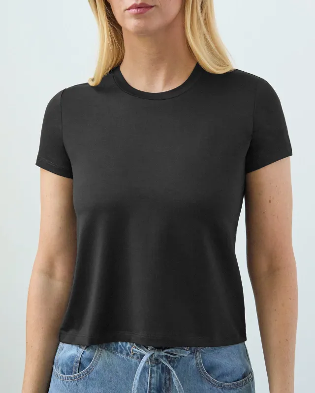 Tyra Crewneck Tee sold by Splendid