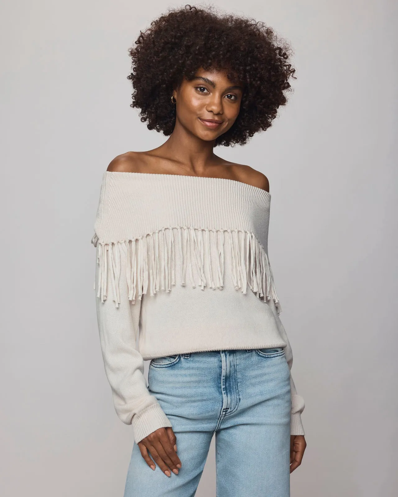 Simone Fringe Sweater sold by Splendid product image thumbnail 4