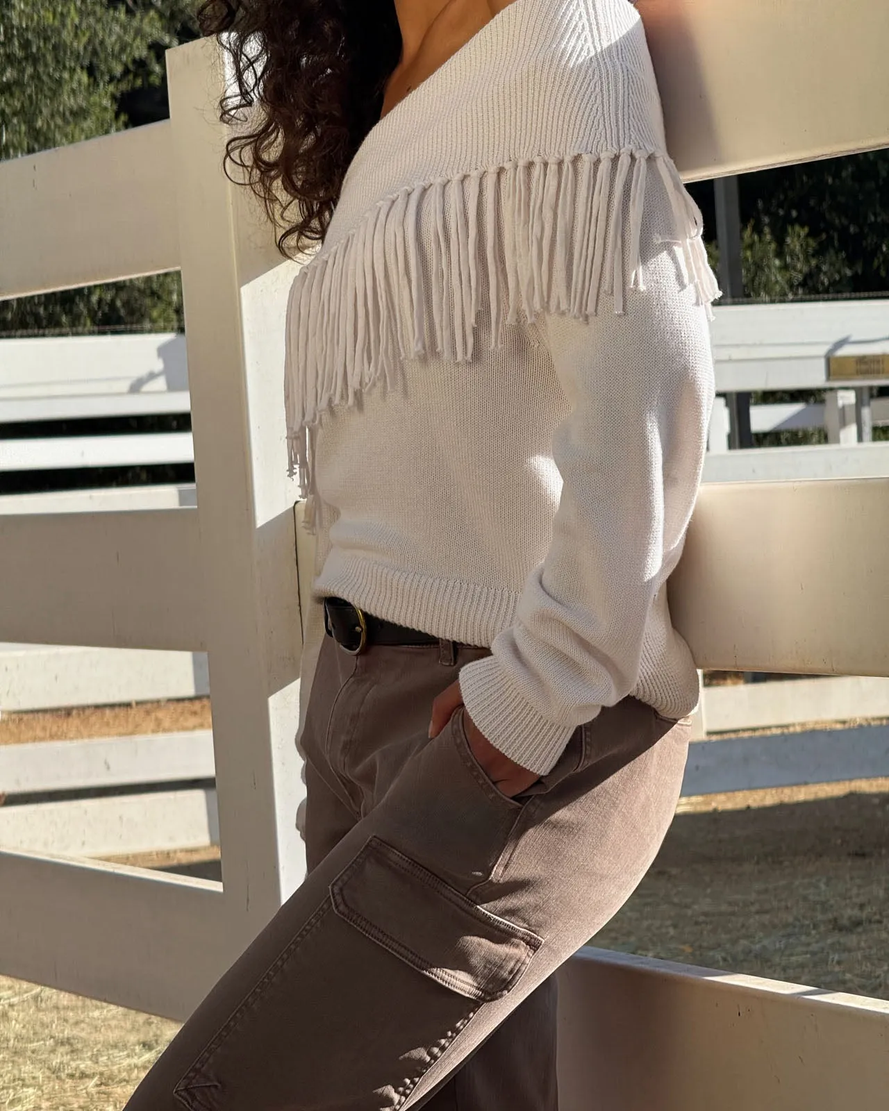 Simone Fringe Sweater sold by Splendid product image thumbnail 2