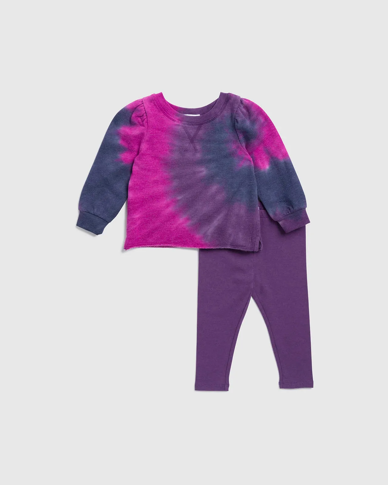 Infant Girl Disco Tie-Dye Sweatshirt Set sold by Splendid