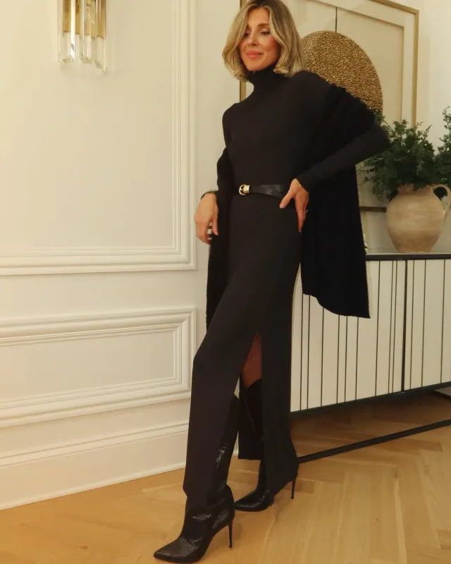 Splendid x @Cellajaneblog Rib Turtleneck Dress sold by Splendid