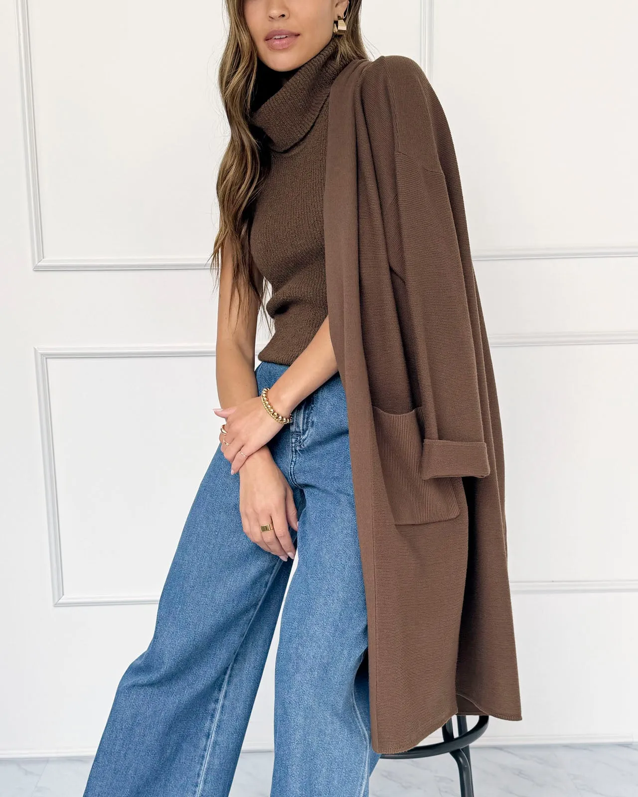 Splendid x @Cellajaneblog Turtleneck Tank Sweater sold by Splendid product image thumbnail 4