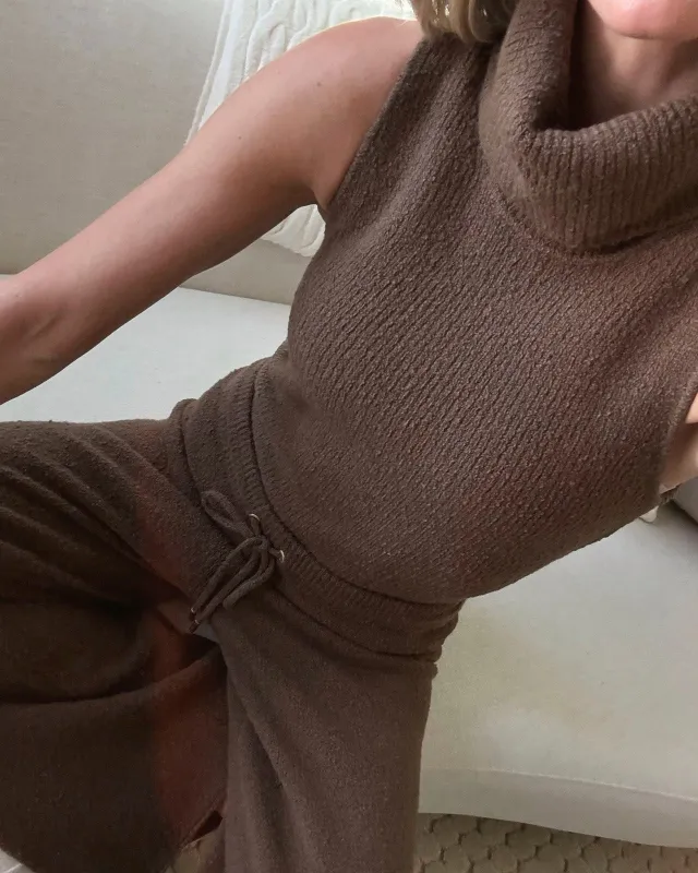 Splendid x @Cellajaneblog Turtleneck Tank Sweater sold by Splendid