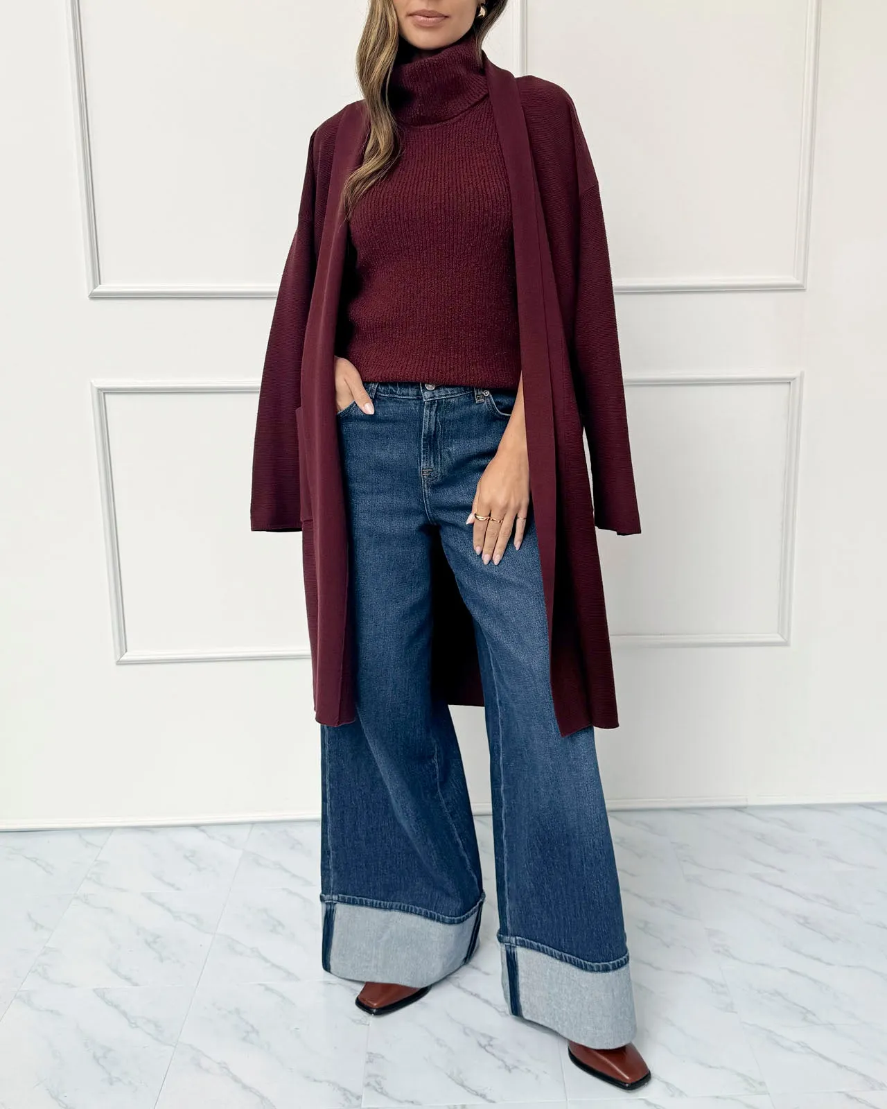 Splendid x @Cellajaneblog Turtleneck Tank Sweater sold by Splendid product image thumbnail 4