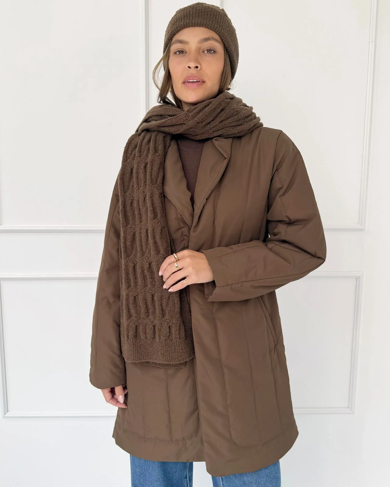 Splendid x @Cellajaneblog Cable Scarf sold by Splendid product image thumbnail 5