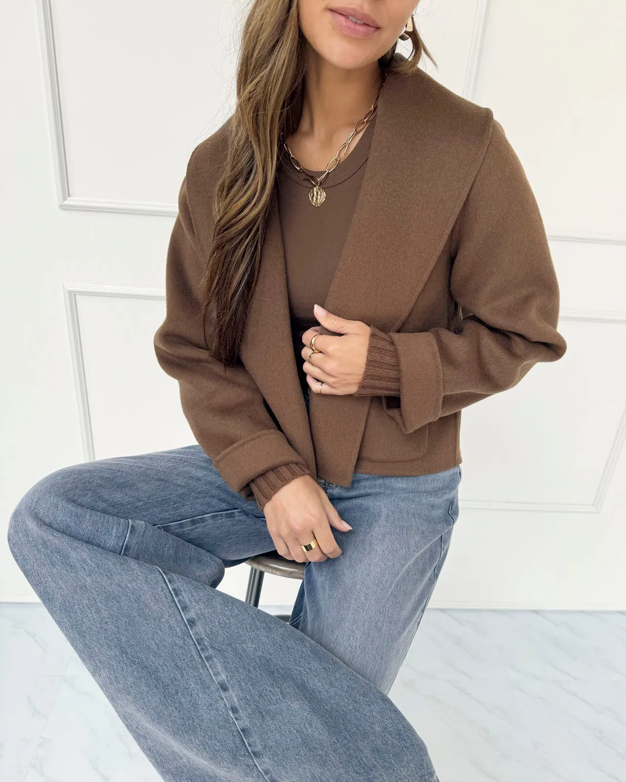 Splendid x @Cellajaneblog Crop Icon Coat sold by Splendid product image thumbnail 5