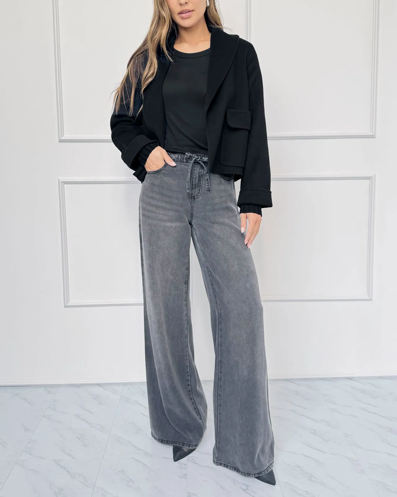 Splendid x @Cellajaneblog Crop Icon Coat sold by Splendid product image thumbnail 3