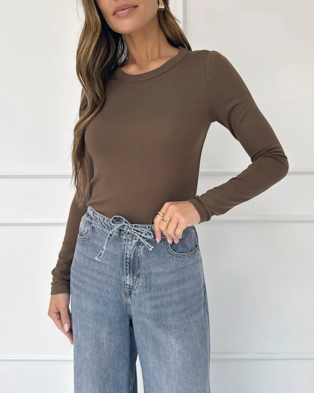 Splendid x @Cellajaneblog Layering Long Sleeve Tee sold by Splendid product image thumbnail 2