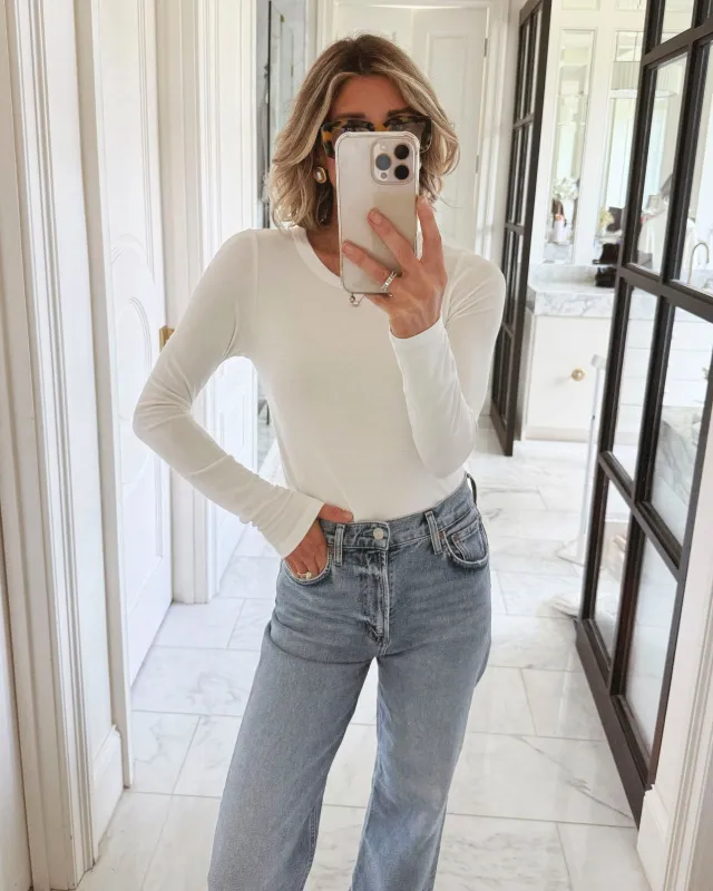 Splendid x @Cellajaneblog Layering Long Sleeve Tee sold by Splendid