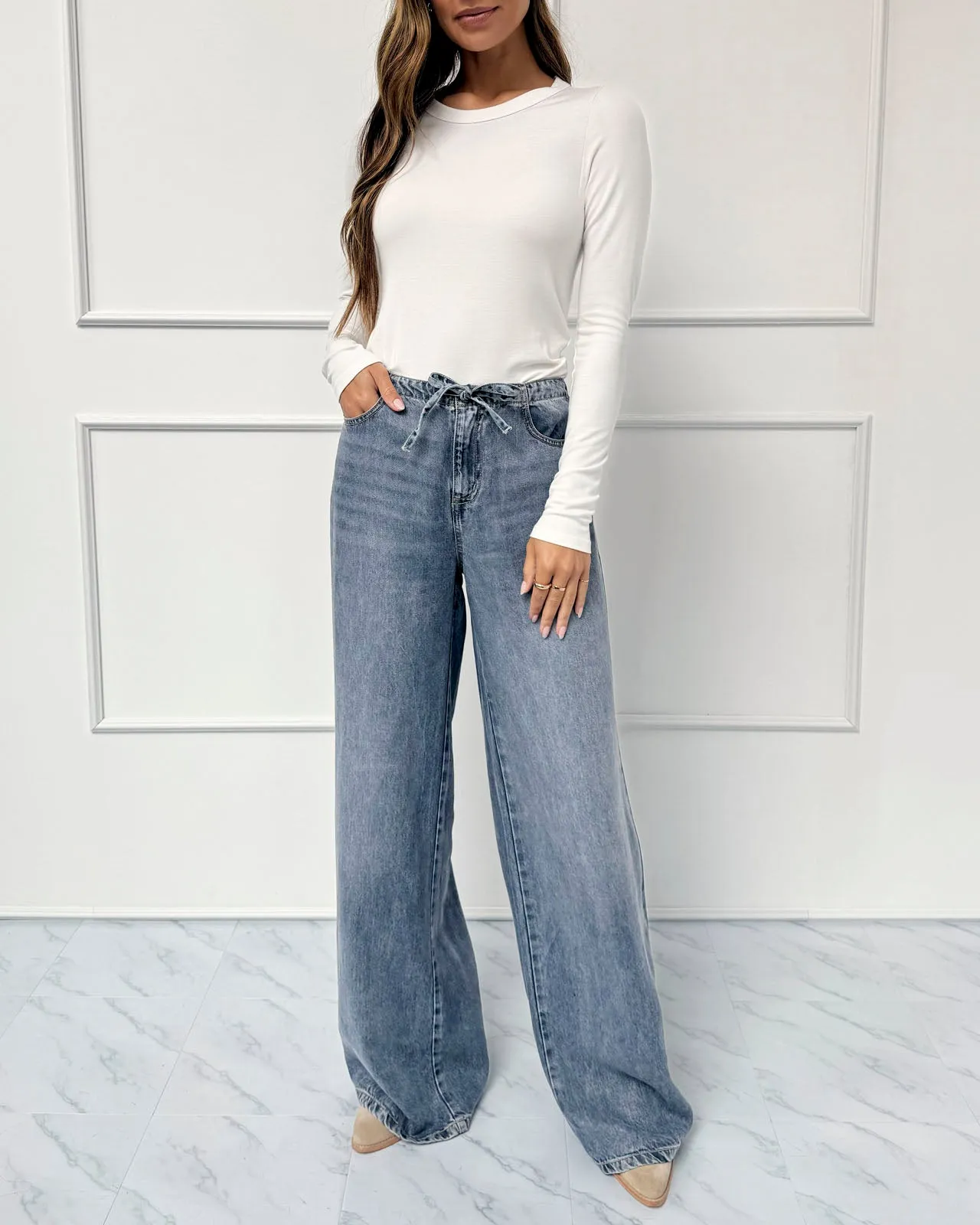 Splendid x @Cellajaneblog Layering Long Sleeve Tee sold by Splendid product image thumbnail 5