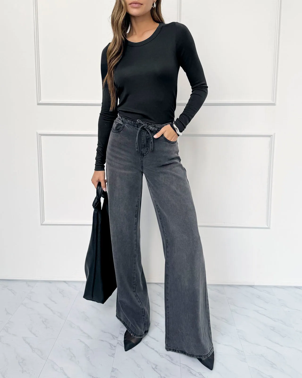 Splendid x @Cellajaneblog Layering Long Sleeve Tee sold by Splendid product image thumbnail 3