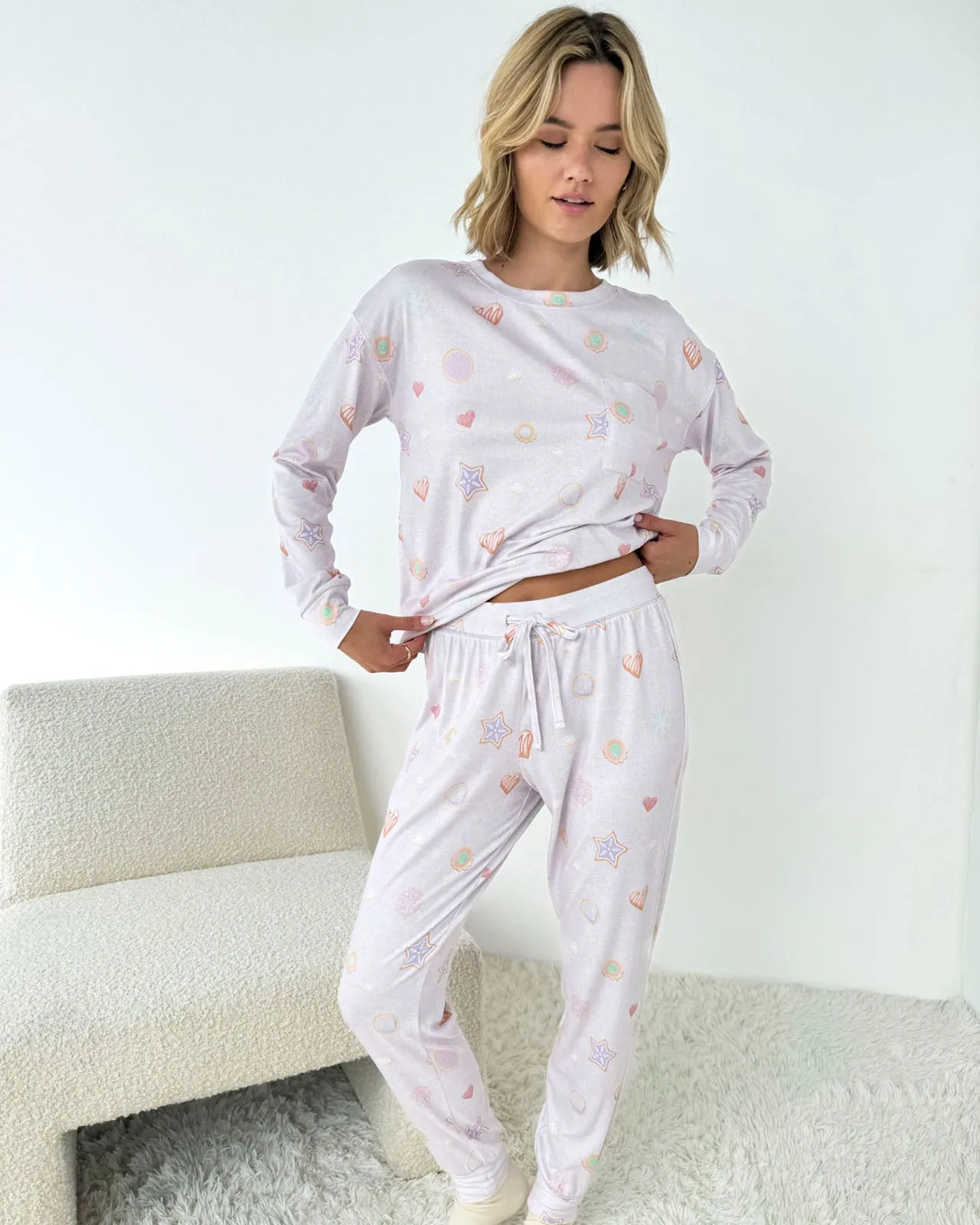 Holiday Cookie Marna Pillowsoft PJ Set sold by Splendid product image thumbnail 2