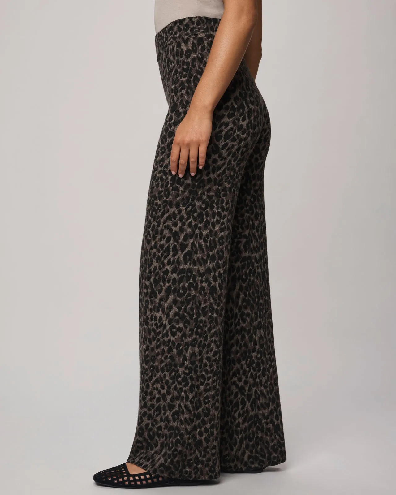 Leopard Lounge Sweater Pant sold by Splendid product image thumbnail 5