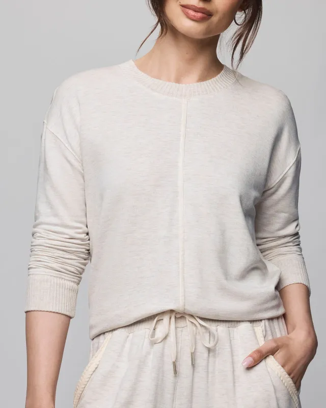 Supersoft Trim Pullover Using LENZING™ECOVERO™ Fibers sold by Splendid