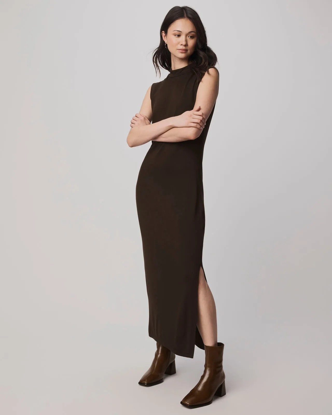 Supersoft Trim Dress Using LENZING™ECOVERO™ Fibers sold by Splendid product image thumbnail 2