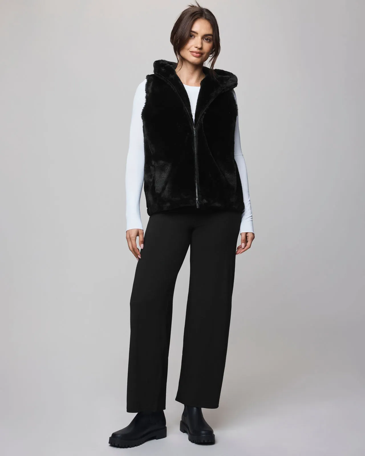 Lucia Fur Vest sold by Splendid product image thumbnail 3