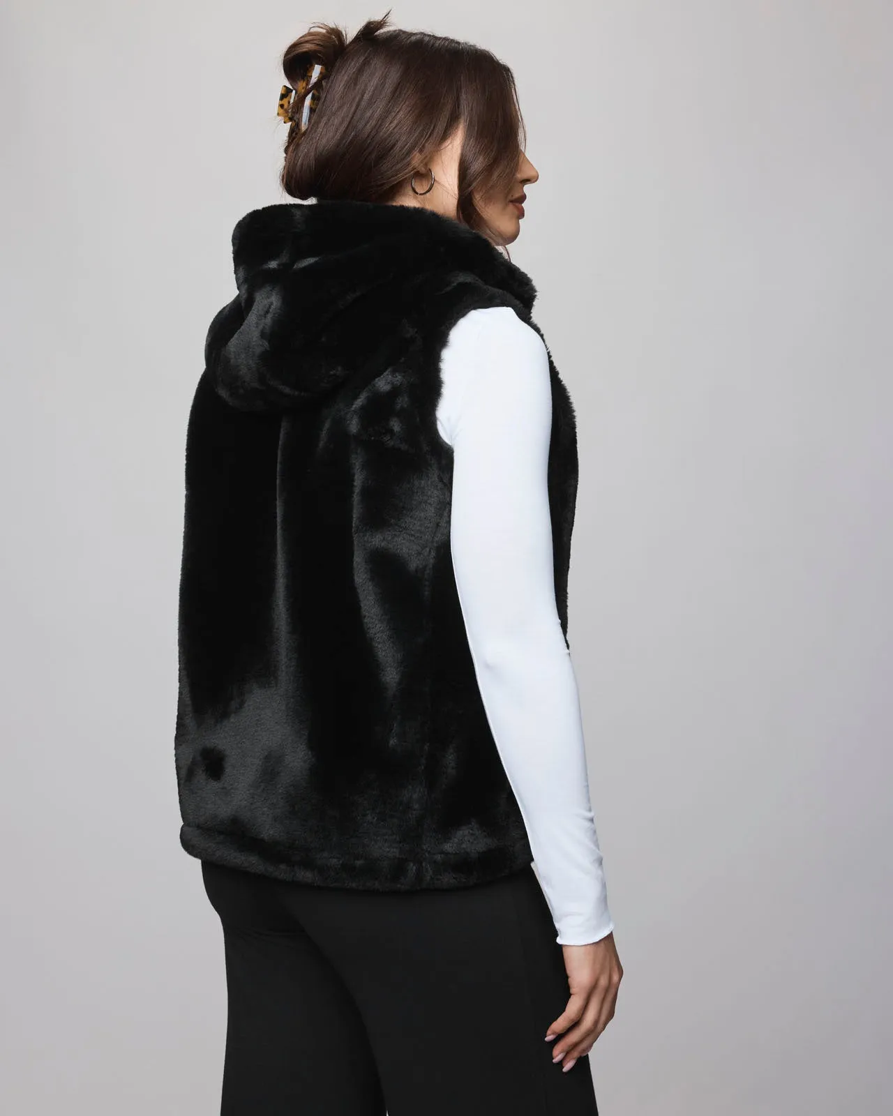 Lucia Fur Vest sold by Splendid product image thumbnail 5