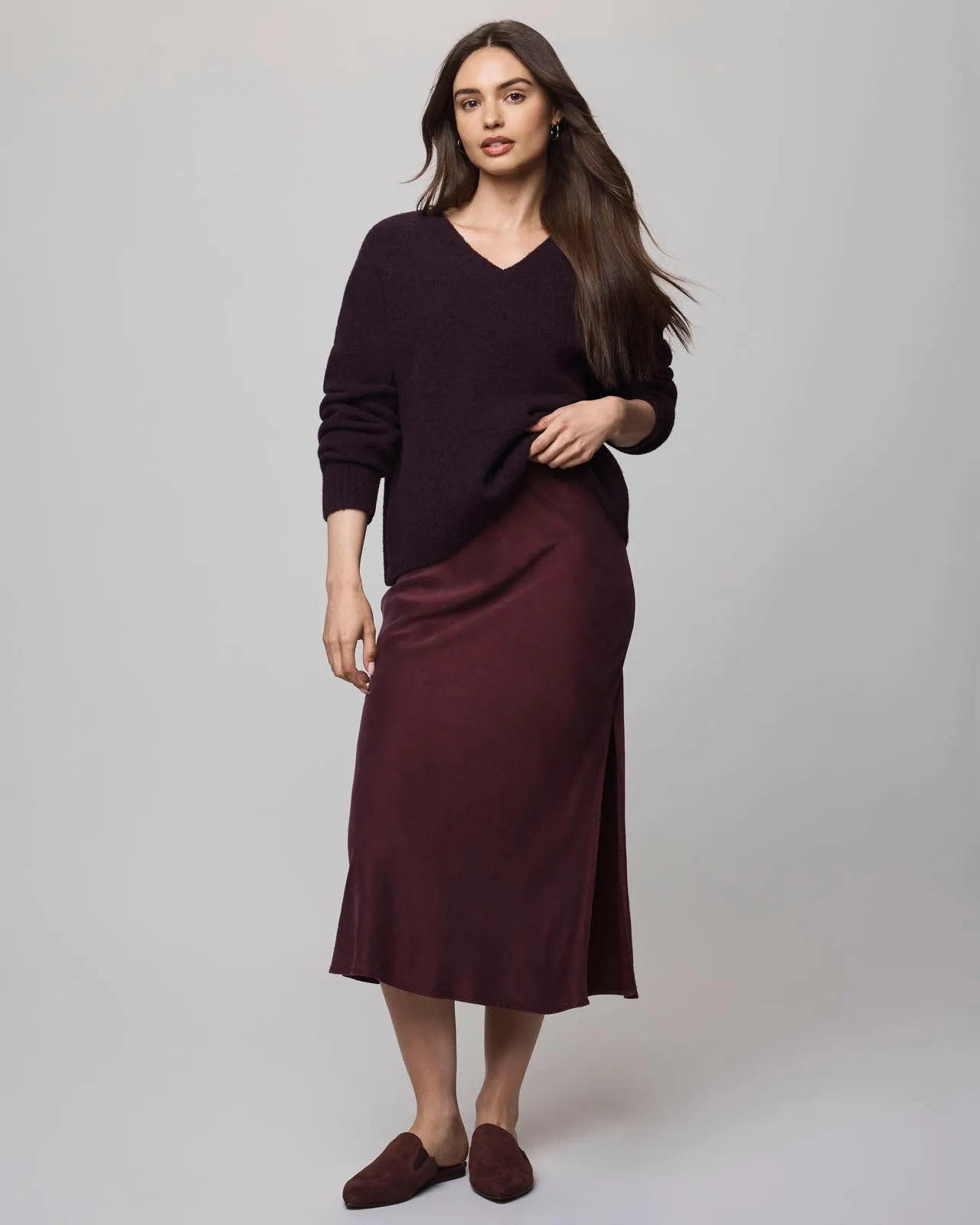 Serena Satin Skirt sold by Splendid product image thumbnail 2