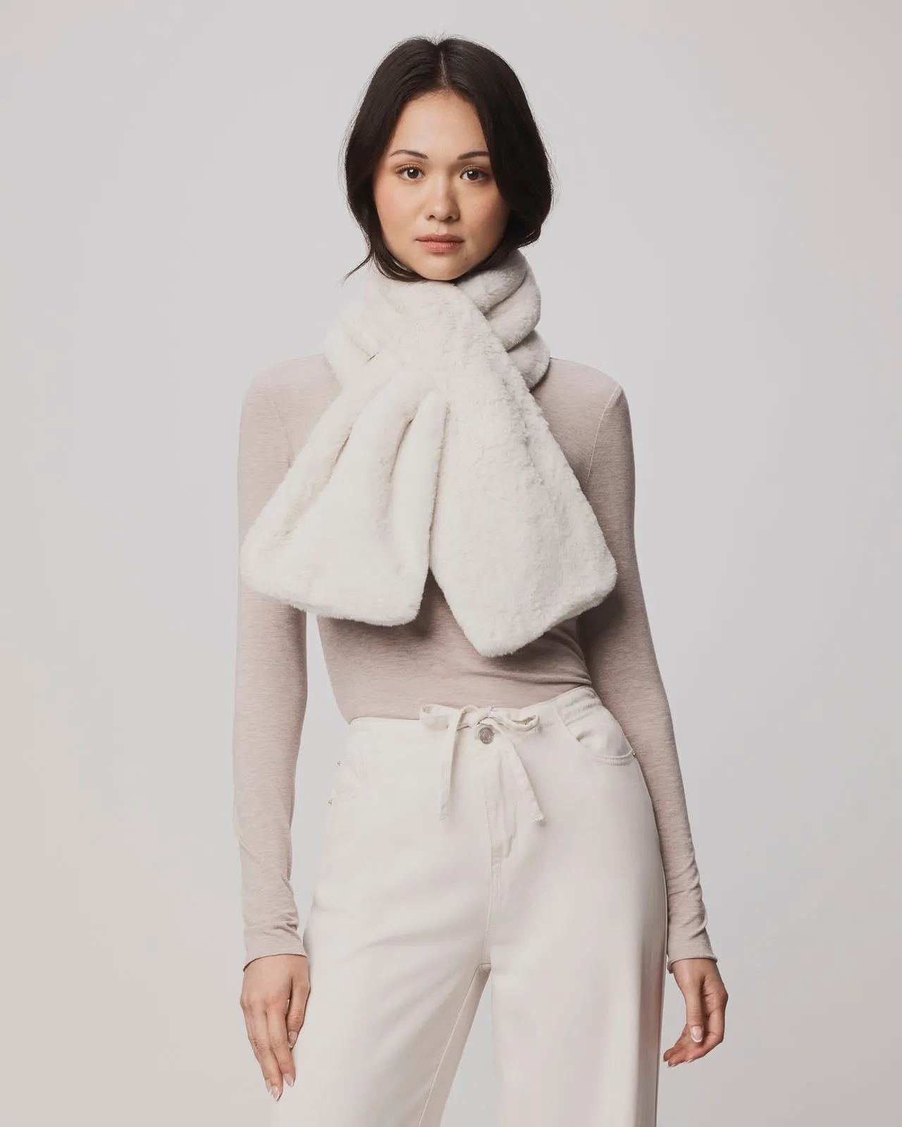 Lucia Fur Scarf sold by Splendid product image thumbnail 3