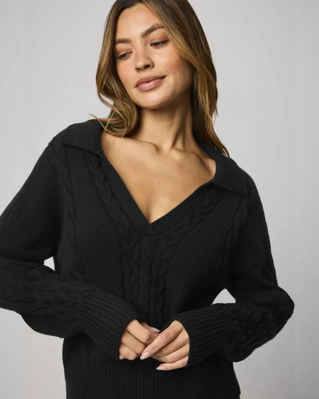 The Jet Set Polo Sweater sold by Splendid