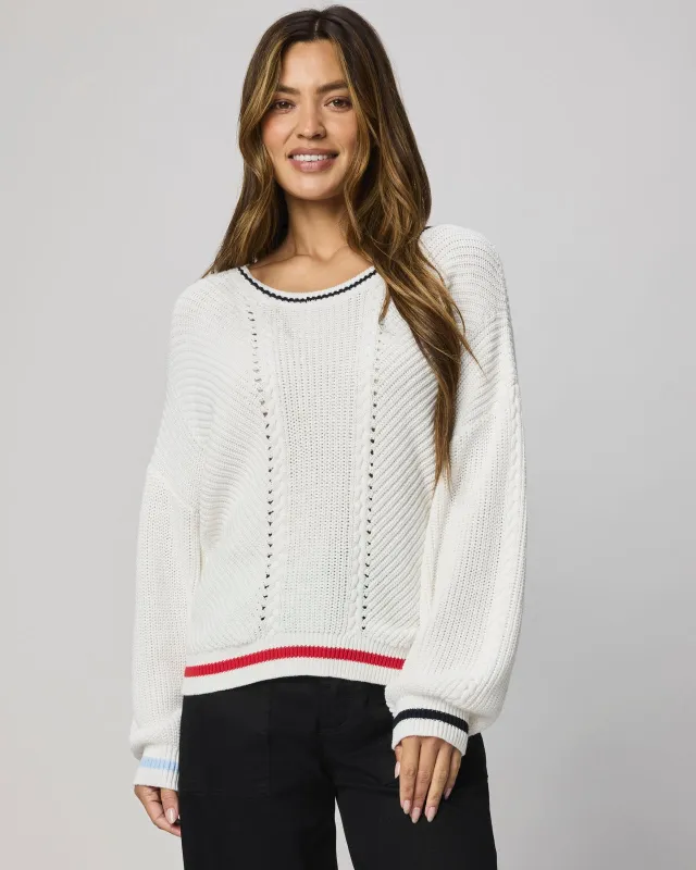 Vienna Tipped Sweater sold by Splendid
