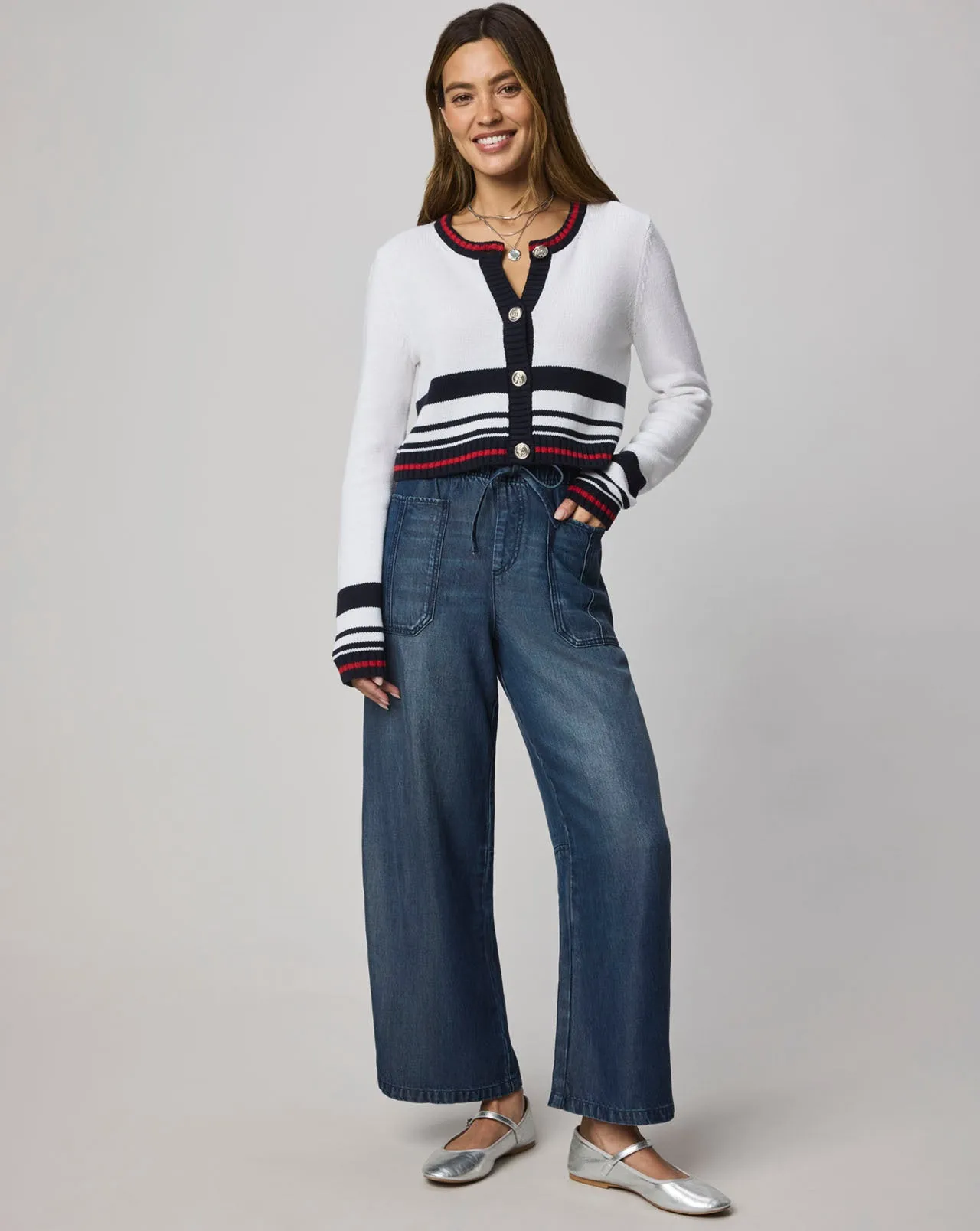 Sailor Stripe Cardigan sold by Splendid product image thumbnail 3