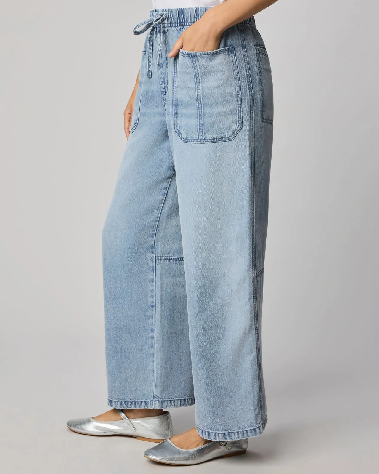 Lounge Denim Straight Pant sold by Splendid product image thumbnail 4