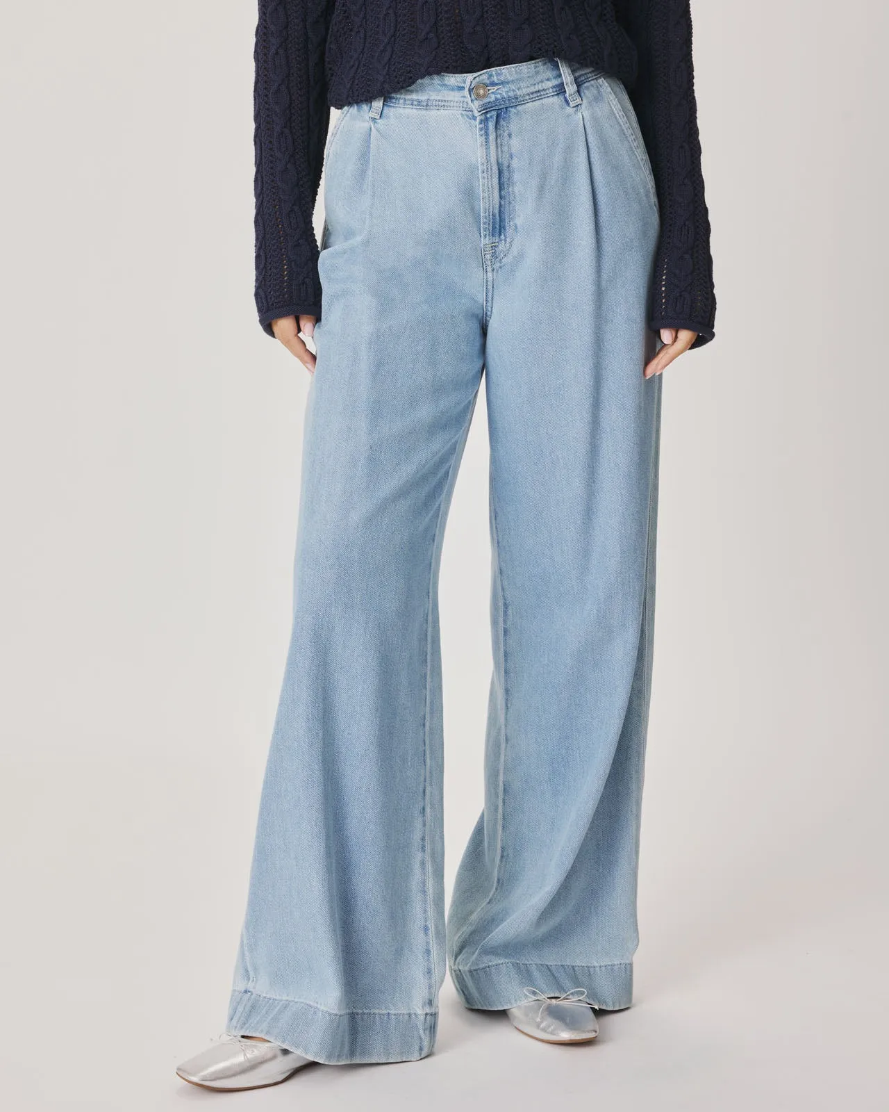 Suki Denim Trouser in Light Wash sold by Splendid