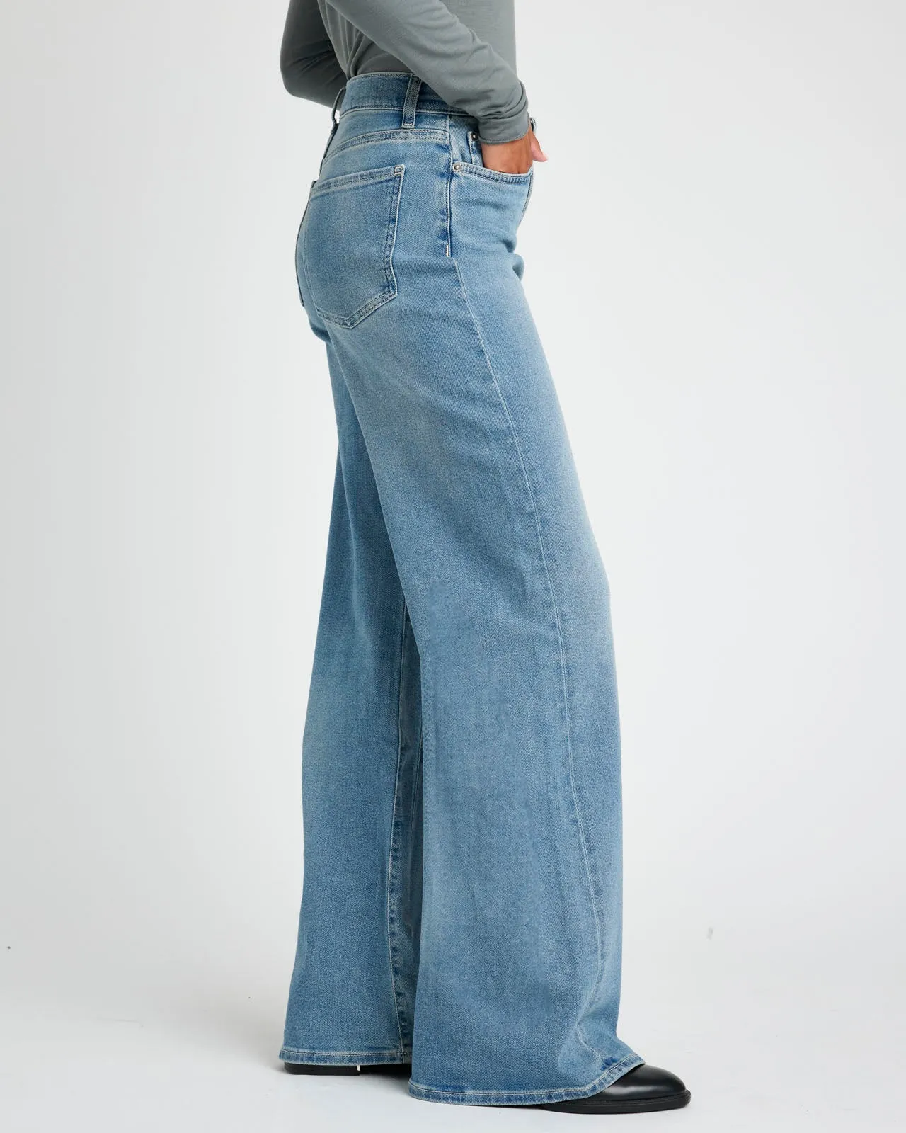 High-Rise Wide Leg Jean sold by Splendid product image thumbnail 3