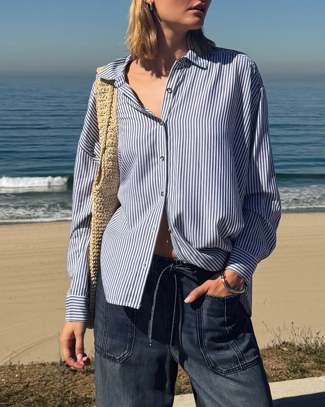 Ella Stripe Button Down sold by Splendid product image thumbnail 2