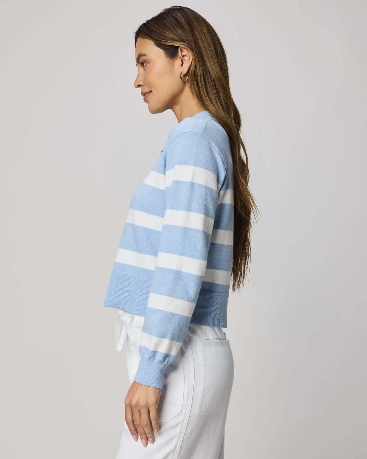 Phoebe Polo Stripe Sweater sold by Splendid product image thumbnail 4