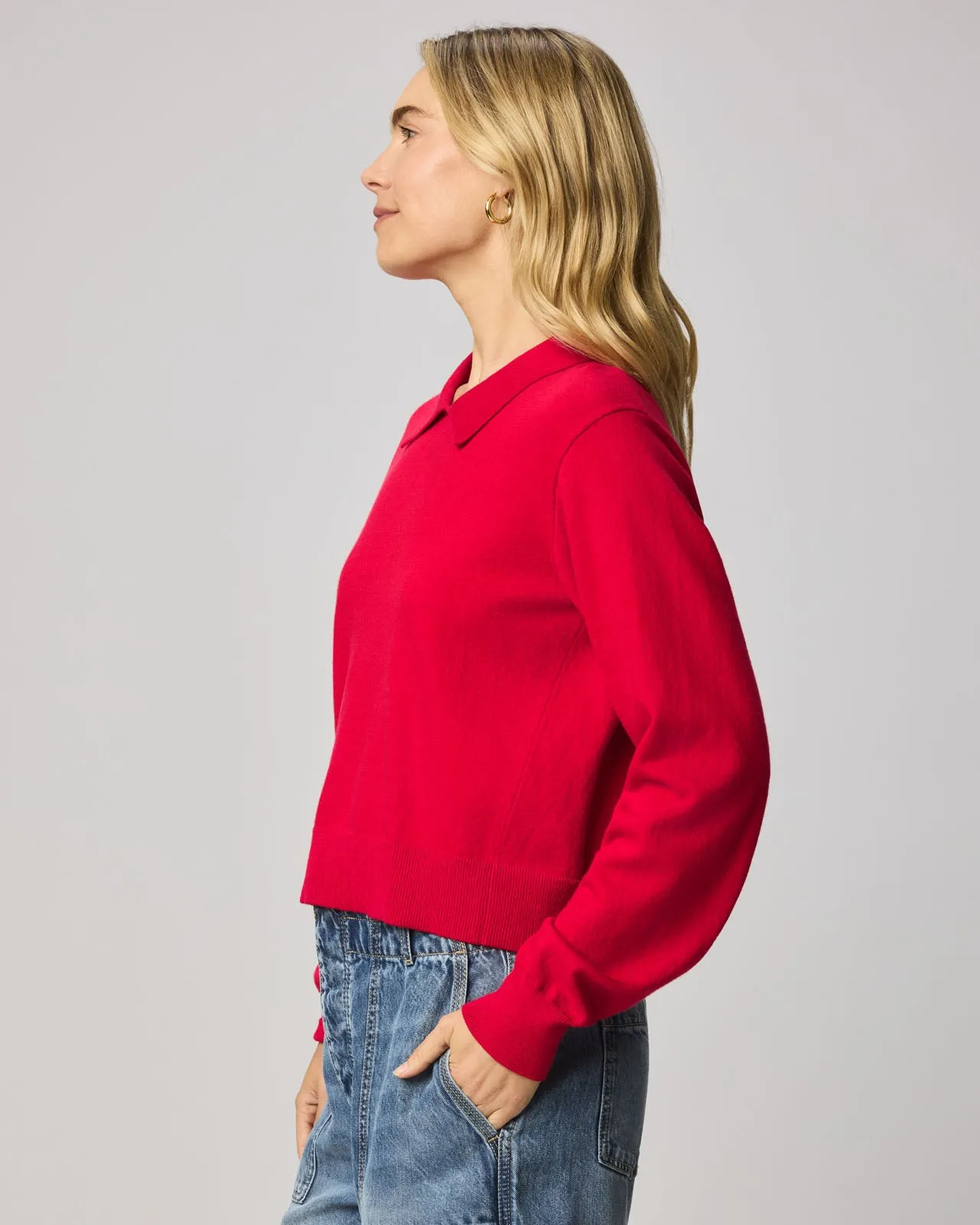 Phoebe Polo Sweater sold by Splendid product image thumbnail 3