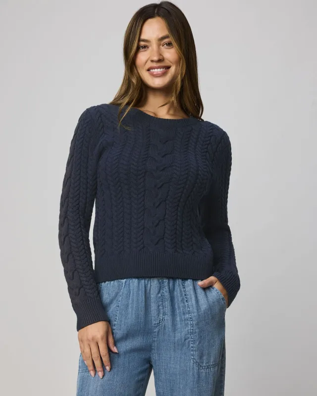 Annabella Cable Knit Sweater sold by Splendid
