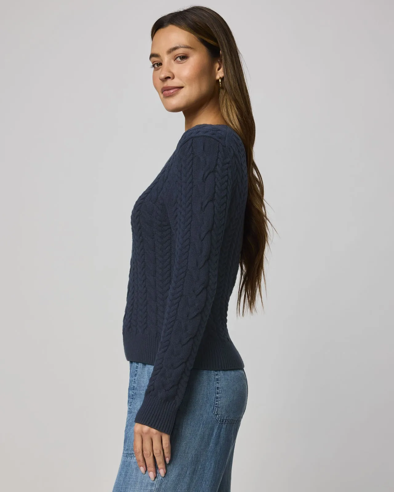 Annabella Cable Knit Sweater sold by Splendid product image thumbnail 5