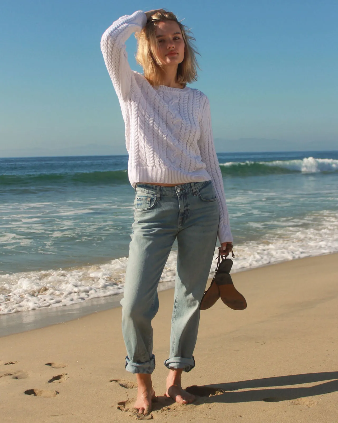 Annabella Cable Knit Sweater sold by Splendid product image thumbnail 2