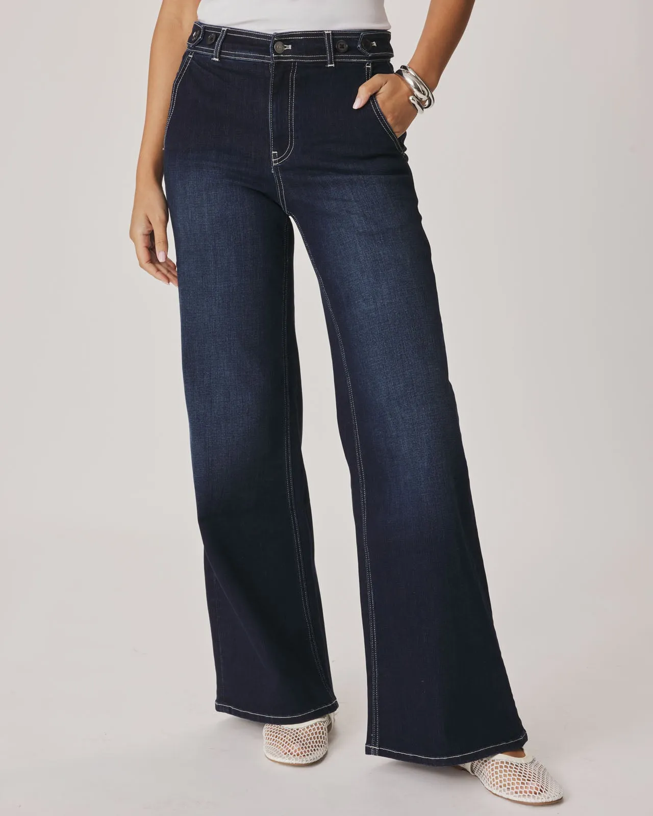 Wide Leg High Rise Jean sold by Splendid