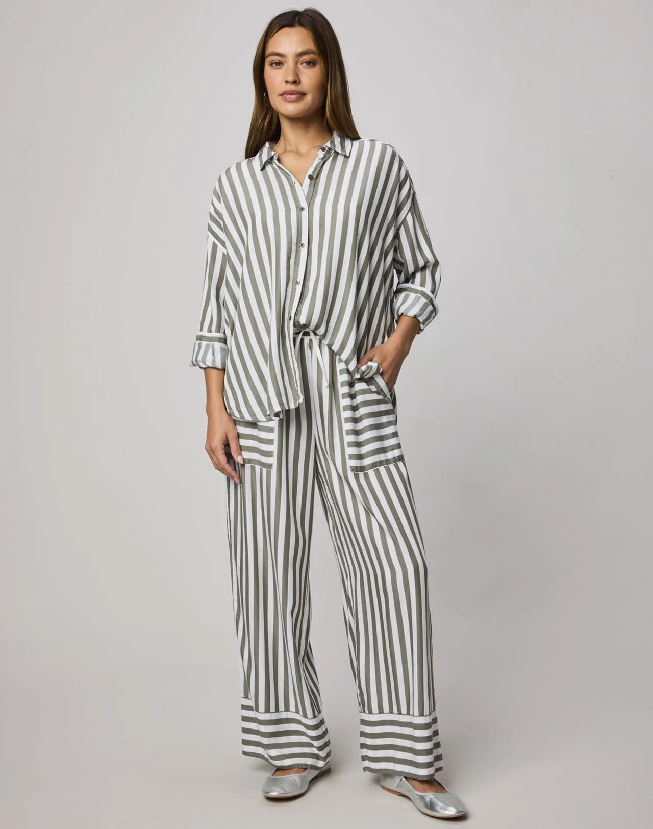 Ella Stripe Button Down sold by Splendid product image thumbnail 3