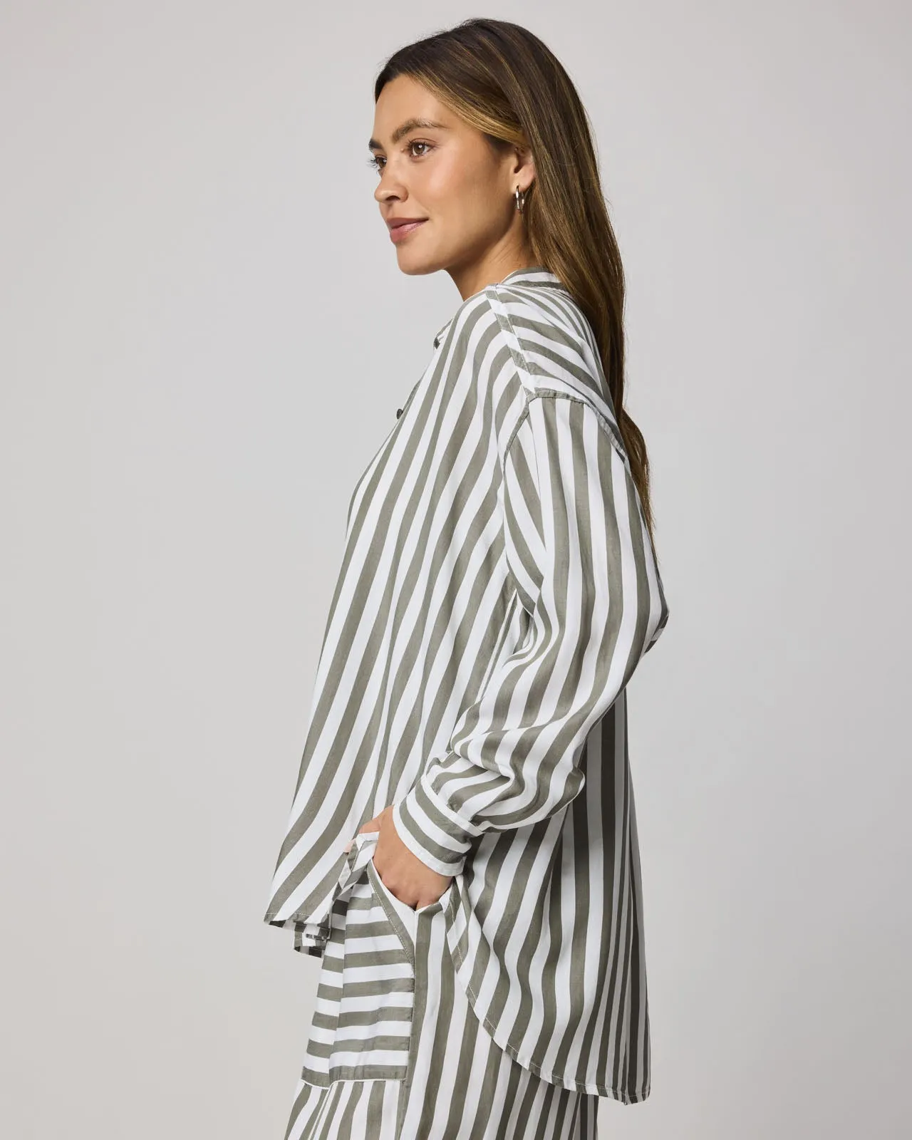 Ella Stripe Button Down sold by Splendid product image thumbnail 4