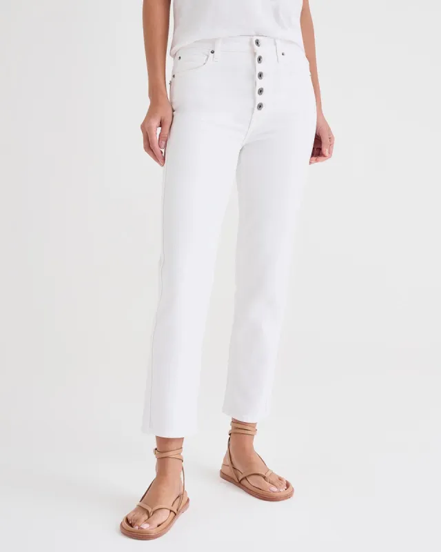 High Waist Crop Straight Jeans sold by Splendid