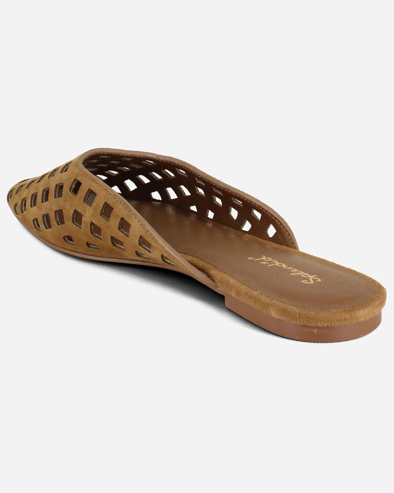 Remi Suede Mule in Caramel sold by Splendid product image thumbnail 4